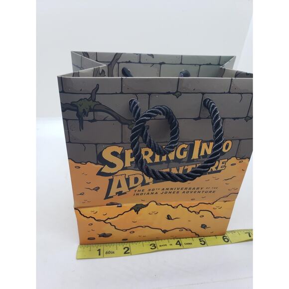 Disney CLUB 33 Indiana Jones 30th Anniversary Spring Into Adventure Gift Bag - Picture 12 of 15